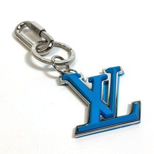 Authentic LOUIS VUITTON M69303 logo Porte Crene Neo LV Soft Bag Charm Key Holder